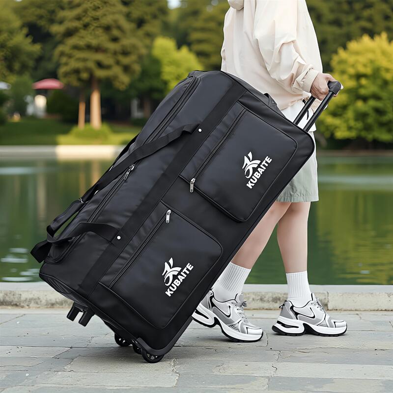 Student Trolley Storage Box Luggage Bag for Dormitory Boarding, Checked Luggage Suitcase, Airline Checked Quilt Bag, Extra-Large Capacity for Moving