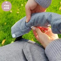 Piggy Hengheng stroller front armrest cover stroller handle protective cover linen anti-gnaw removable universal accessory