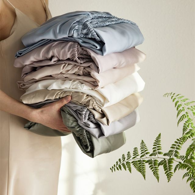 100 orchid essence Tiansi cool silk solid color bed cover single sheet 1.5m 1.8m bed cover bedding protective cover