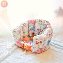 Plush toy storage sofa doll transparent inflatable chair refillable doll diy lazy artifact art