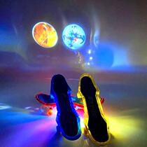 New finger skateboard childrens toy boy luminous toy mini fingertip scooter glitter colorful small gift