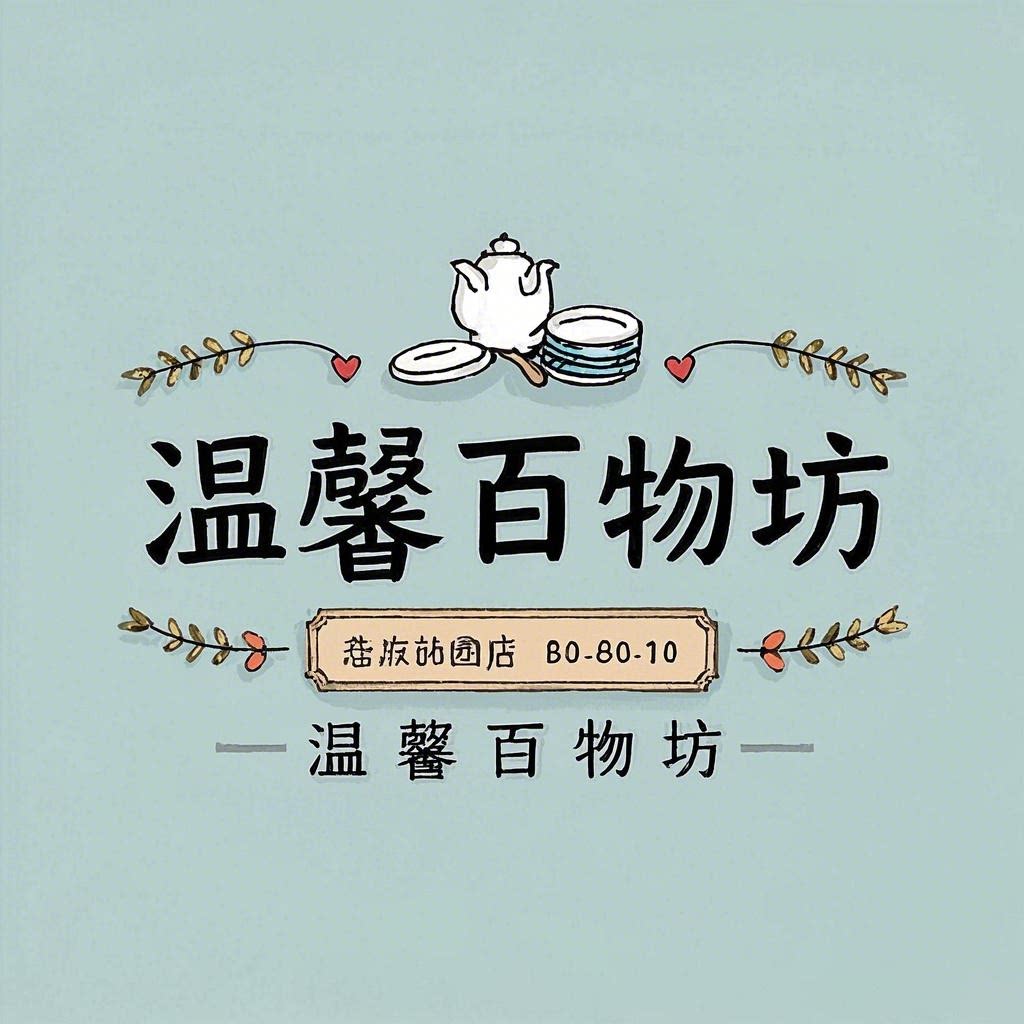 温馨百物坊的LOGO