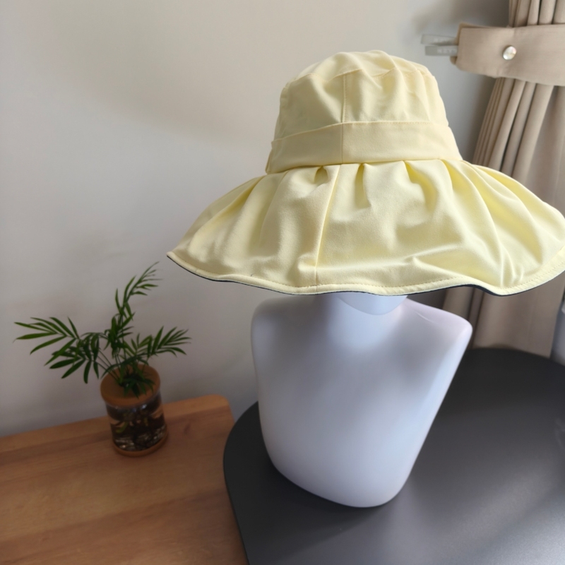 Xiao Jiao's Selection of 23 Types of Shell-Shaped Fisherman Hats with Velvet Black Rubber Brim for Sun Protection, Light Blocking, Uv Protection, and Dopamine-Enhancing Features