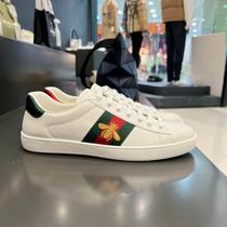 (Deposit) Fashion Big Brand] Womens Shoes ACE Little Bee Embroidered White Shoes Couple Style Low-top Casual