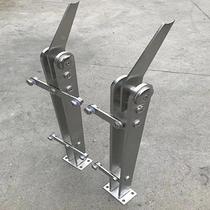 Non-standard customized new product stainless steel engineering column handrails hanging glass railings shopping mall guardrails villa fence accessories