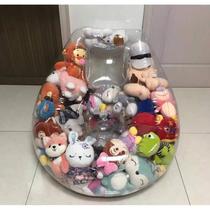 Transparent sofa doll storage lazy chair Internet celebrity style ins style inflatable art single