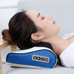 마사지 베개 가정용 목, 어깨, 자궁 경부 척추 마사지 목이 반죽 완전 자동 자동차 가열 마사지