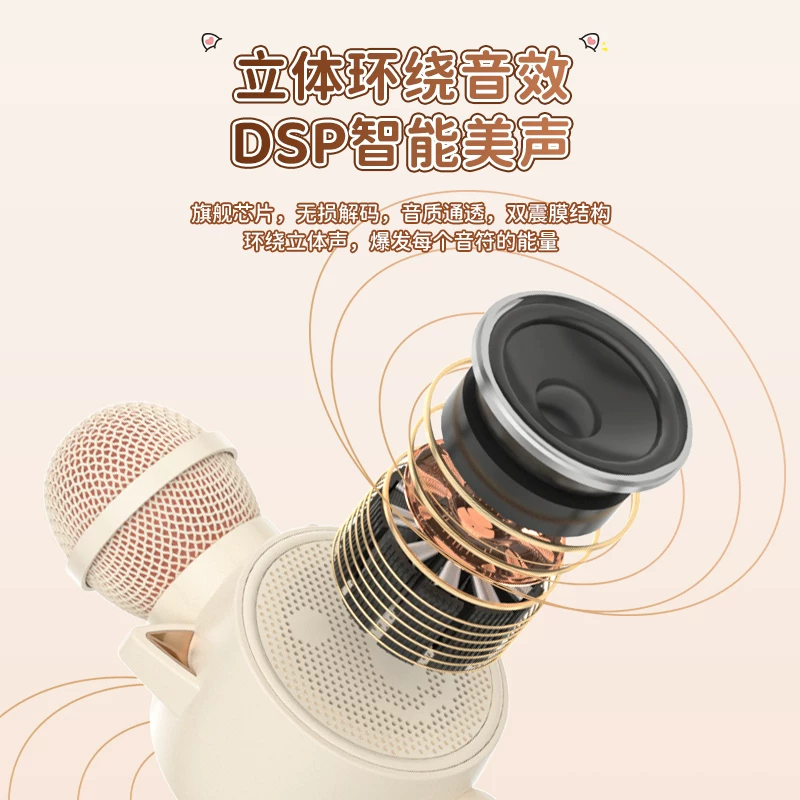 СОАЙИ микрофон Sony Ericsson MC75 с интегрированным аудио микрофоном беспроводной Bluetooth детский домашний мобильный телефон пение караоке артефакт