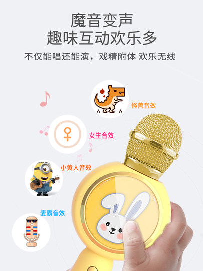 SOAIY Sony Ericsson MC39 Mikrofon Audio integriertes Mikrofon Haushalt Kinder singen nationales Karaoke drahtloses Bluetooth-Artefakt