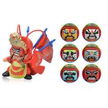Sichuan Opera dolls with Chinese characteristics Sichuan Chengdu souvenirs facial makeup toys overseas gifts for foreigners