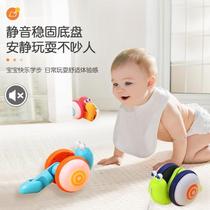 Internet celebrity childrens leash pulling snail toy crawling music luminous toy 1 boy girl baby toddler 03