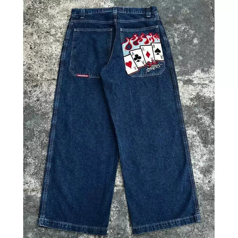 JNCO Y2K мешковатые джинсы для мужчин высокое качество