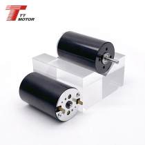 The manufacturer produces 28mm carbon brush coreless motors that can be equipped with encoder reduction gearboxes and 12V coreless motors.