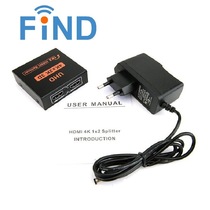 Factory direct sales HDMI splitter 1 in 2 out switcher 1 in 2 one in 2 out HDMI splitter 1 in 2 4K