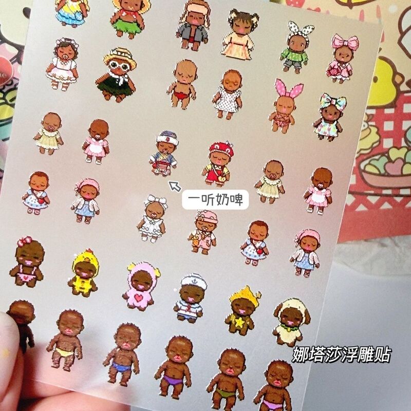 Natasha Embossed Stickers Funny Abstract Student DIY Planner Stress Relief Toy Peripheral Decoration Stickers Hot Item Natasha Embossed Stickers Funny Abstract Student DIY Planner Stress Relief Toy Peripheral Decoration Stickers Hot Item
