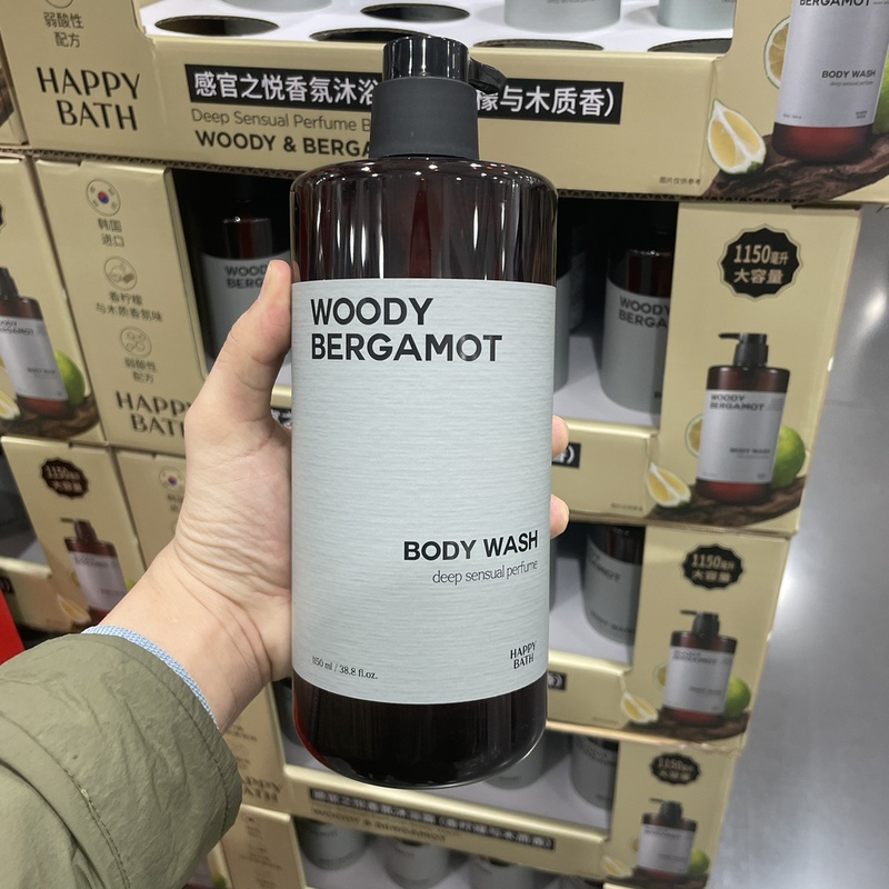 Sam Korea Happybath Sensory Delight Fragrance Shower Gel 1150ml Citrus Woody Fragrance Shower Gel
