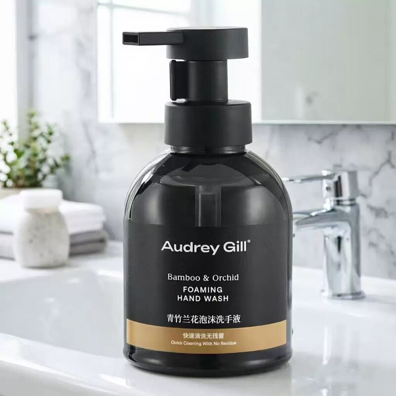 Audrey Gill Green Bamboo Orchid Foam Hand Sanitizer Cleansing and Moisturizing 500ml Commercial Hotel and B&B Same Style Audrey Gill Green Bamboo Orchid Foam Hand Sanitizer Cleansing and Moisturizing 500ml Commercial Hotel and B&B Same Style