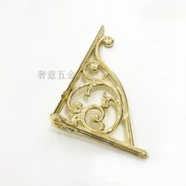 European-style partition bracket bracket wall shelf bracket wall hanging partition shelf decorative gold support tripod