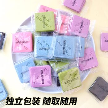 Colorful cake decoration cookies in various flavors and colors