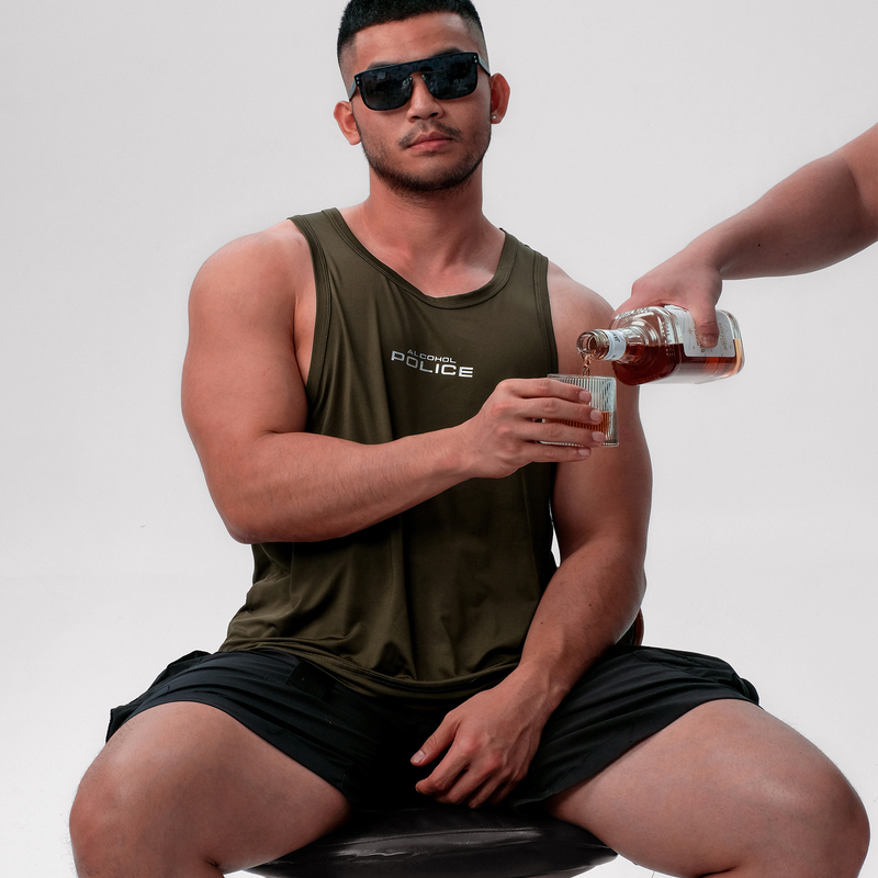 Tagist “Jiuzhu Jing C” (the Wine Table Police) Super Elastic Sports Vest, Stretchy and Close-Fitting, Quick-Drying and Sweat-Wicking Tagist “Jiuzhu Jing C” (the Wine Table Police) Super Elastic Sports Vest, Stretchy and Close-Fitting, Quick-Drying and Sweat-Wicking