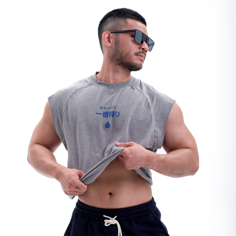 Tagist “100% Masculine” Summer Casual Tank Top, Lightweight and Breathable, Wide Shoulder Silhouette Tagist “100% Masculine” Summer Casual Tank Top, Lightweight and Breathable, Wide Shoulder Silhouette
