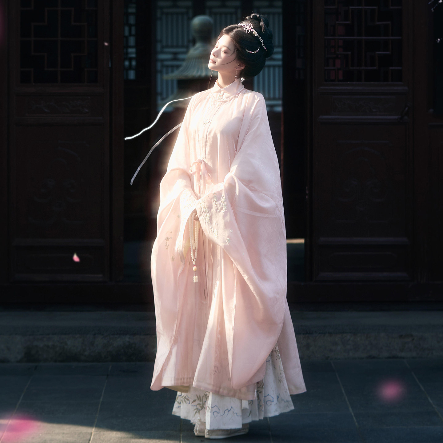 👗春季新宠 |粉色明制汉服绝美套装来袭🌸-汉服套装-淘宝好物网