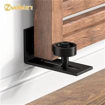 Sliding door sliding door swing stop barn door positioner hanging door anti-swing lower positioning door stop door blocking ground guide rail