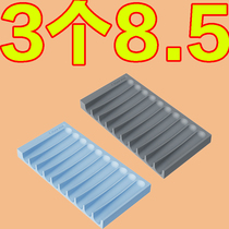 Kitchen faucet slope drain pad silicone countertop pad sink pool anti-splash water retaining pad narrow edge storage tray