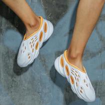 Coconut Crocs Mens Ins Super Popular Mens Sandals Spring and Summer New Roman Beach Shoes Sandals and Slippers for Women