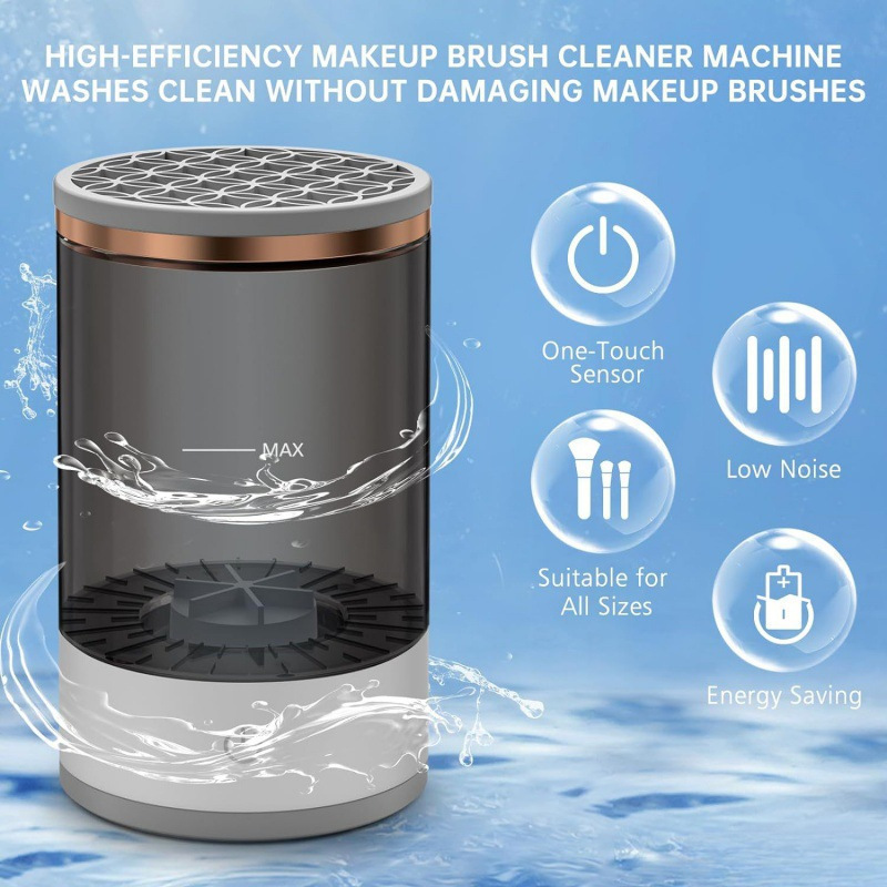 Automatic Brush Cleaner Upgraded Version Cleaning Device Multifunctional Brush Washer Lazy Person Clean Rotating Electric