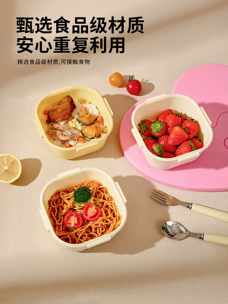 Expandable Fresh-Keeping Box Refrigerator Storage Box Food-Grade with Lid Stackable Lightweight Vegetable Take-Out Box Large Capacity