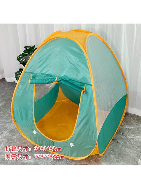 Foreign Trade Simulation Outdoor Camping Tent Children's Playhouse Pretend Play Green Picnic Tableware Camping Set Toys
