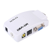 AV to VGA video signal converter RCA to VGA TV to computer Maxtor MT-TP02