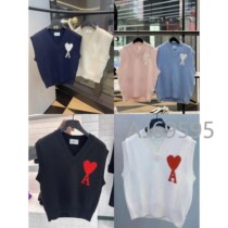 Spot New Years Love Collar Knitted Vest New Trend Fashion Versatile