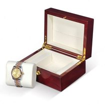 Flip cover watch box jewelry box watch bracelet storage box collection box rosewood grain painted wooden box ready for sale