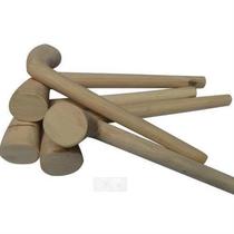 Wooden hammer Gongcheng oil tea special tool oil tea hammer natural tree hammer 7-character hammer wooden mallet wooden stick claw claw