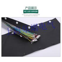 Environmentally friendly flame-retardant gray and black button-type end with HPC-25 button PVC wire protective cover thickened to 50 meters roll