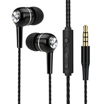 Wired Headphones 3 5mm Sport Earbuds with Bass Phone Earphon