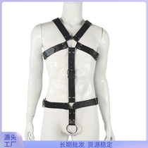 Hot selling bondage passion clothes straps leather straps male penis clothing sexy clothing adult binding props