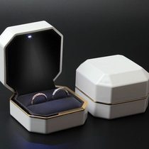ll Guti box jewelry ring creative wedding LED box forest wedding proposal home ring box diamond ring large