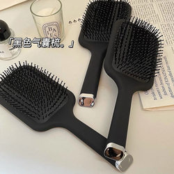K-style Ins Black Hit Style Air Cushion Comb for Female Students with Curly Hair Massage Anti-Static Hair Smoothing Air Bag Comb