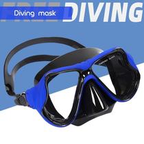 Diving goggles high-definition nose protection novice swimming goggles nose-covered swimming goggles for adults men and women childrens large frame protection