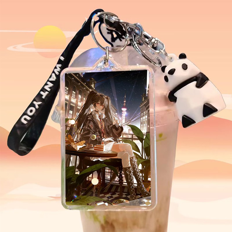 War of the Gods: Lucia Bianca, Greta, Vika, and Elena 6Th Anniversary Acrylic Keychain Pendant