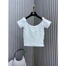 Detailed customer service (7581043) Shirts classic mens and womens small striped letter short shirts trendy