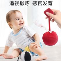 Rattle baby can chew old-fashioned sand hammer toy Chinese style baby hand drum newborn chasing red ball wave bell