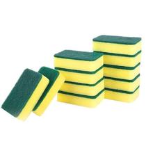 10PCS Sponge Cleaning Dish Washing Catering Scourer