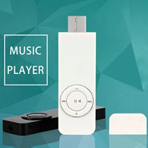 MP3 Player Portable Long Strip USB Pluggable Card Music Medi