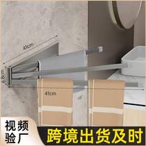 Towel rack water-absorbent new cover cloth quick-drying beauty salon Amazon AliExpress blackout toilet suction cup curtain