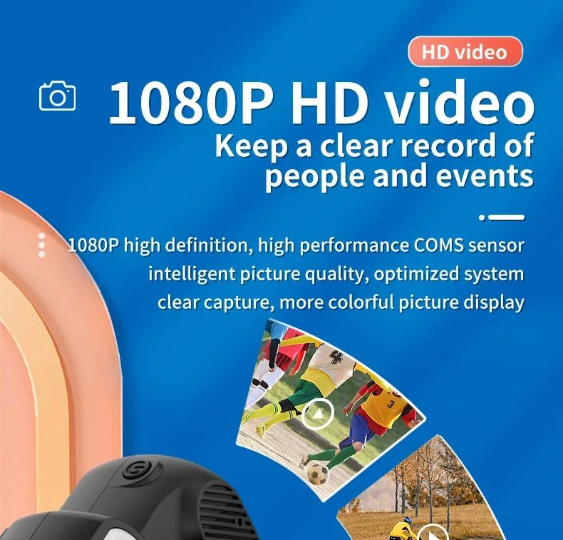 Портативная карманная мини-камера HD 1080P с ЖК-экраном 