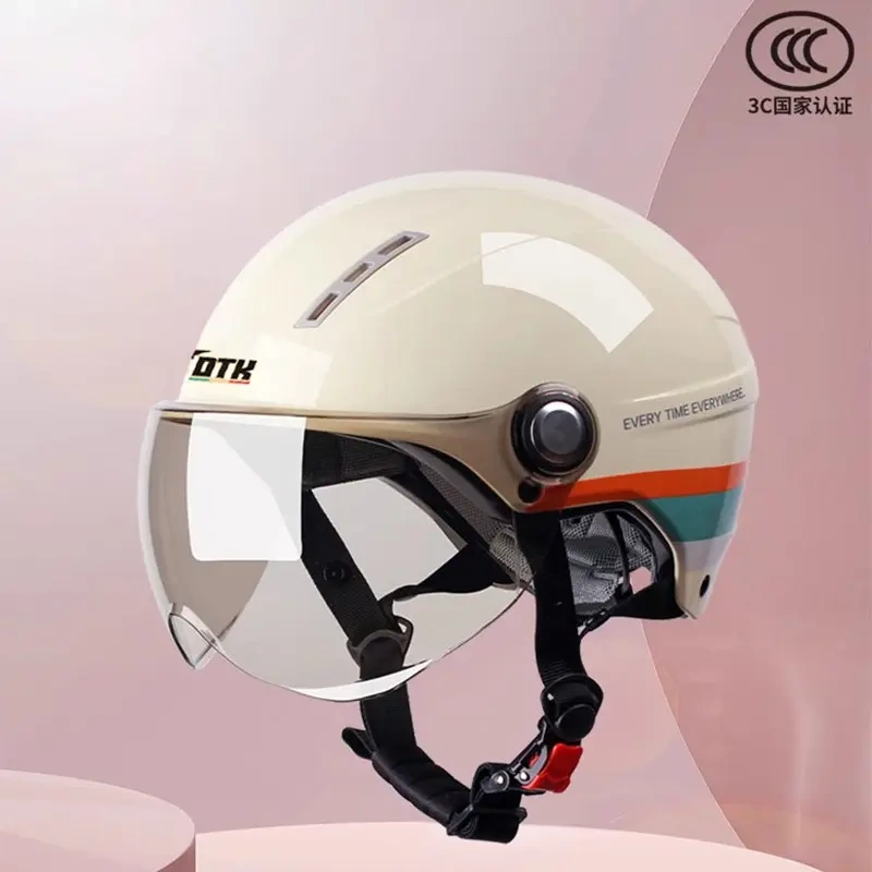 3C Certified Mustang Accessories Car Women's Electric Vehicle Helmet In-Car Summer Men's Motorcycle Helmet Suitable for All Seasons
